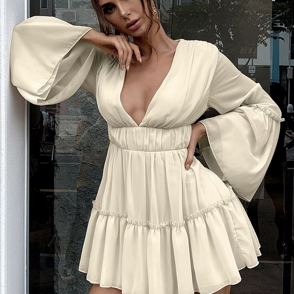 Chiffon Babydoll Dress